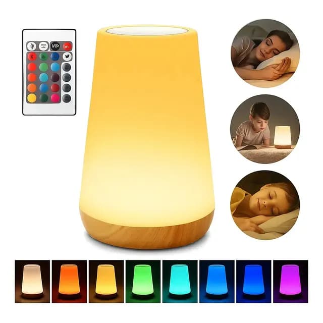 Luminária Abajur Cromoterapia 13 cores