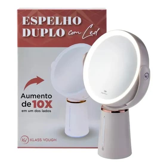 Espelho LED Klass Vough BM-1931 de dupla face